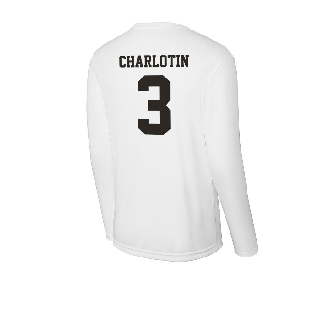 Marshall - NCAA Men's Basketball : Alex Charlotin - Classic Shersey Activewear Long Sleeve T-Shirt-1