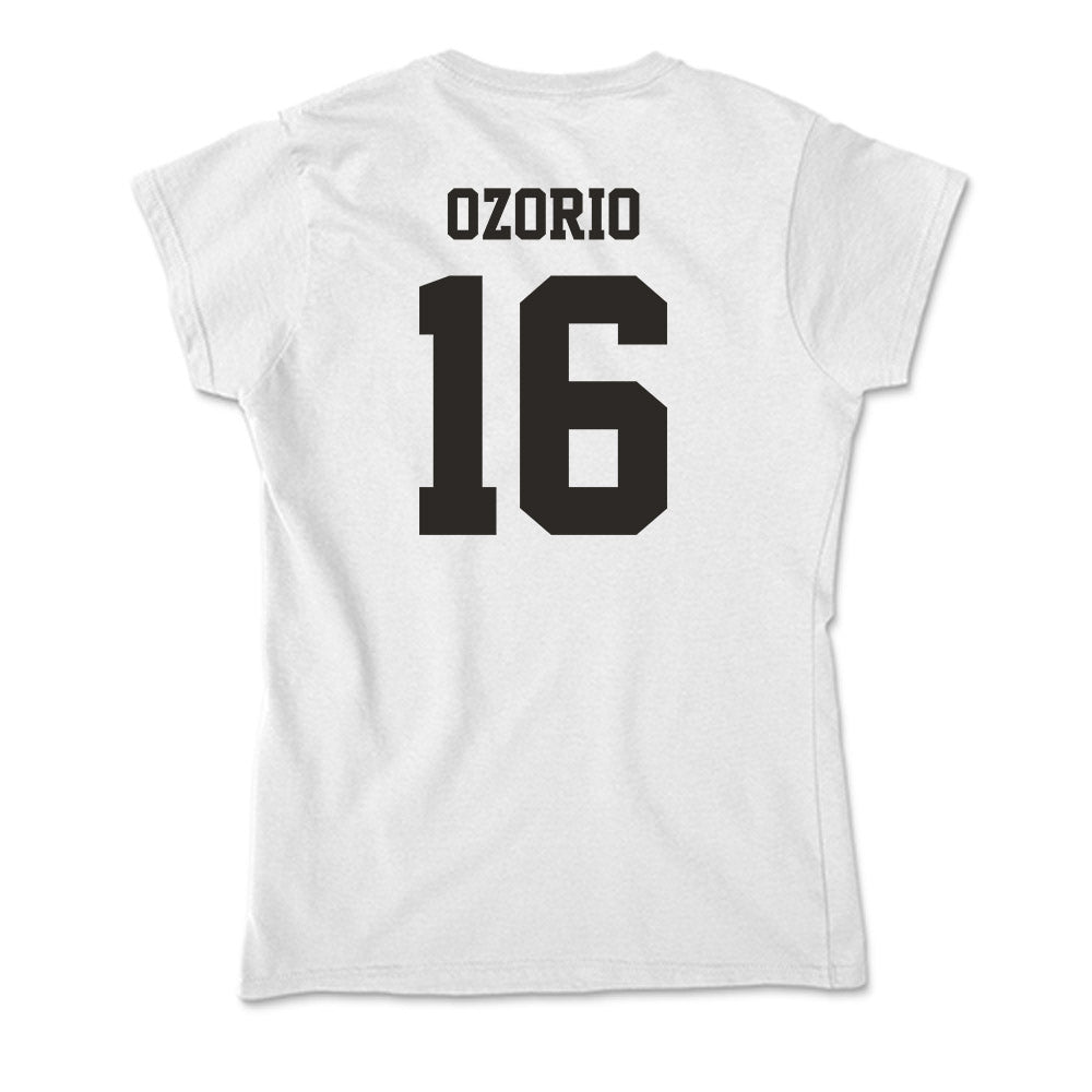 Marshall - NCAA Women's Soccer : Larissa Ozorio - Classic Shersey Soft Style Women’s T-Shirt-1