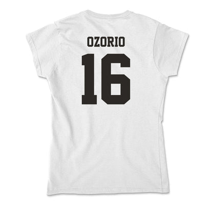 Marshall - NCAA Women's Soccer : Larissa Ozorio - Classic Shersey Soft Style Women’s T-Shirt-1
