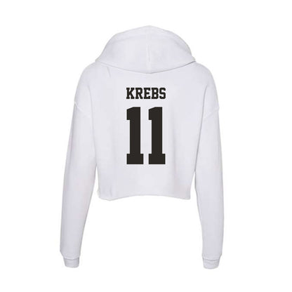 Marshall - NCAA Baseball : Charlie Krebs - Classic Shersey Women's Crop Fleece Hoodie-1