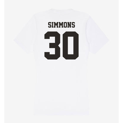 Marshall - NCAA Football : Jaasai Simmons - Classic Shersey Women's V-Neck T-Shirt-1