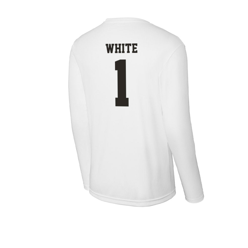 Marshall - NCAA Men's Basketball : Kaiden White - Classic Shersey Activewear Long Sleeve T-Shirt-1