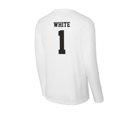 Marshall - NCAA Men's Basketball : Kaiden White - Classic Shersey Activewear Long Sleeve T-Shirt-1