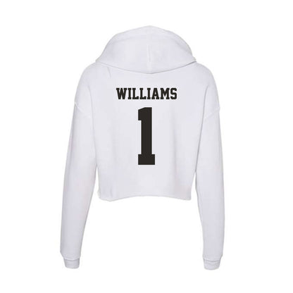 Marshall - NCAA Women's Track & Field : Alayezia Williams - Women's Crop Fleece Hoodie-1