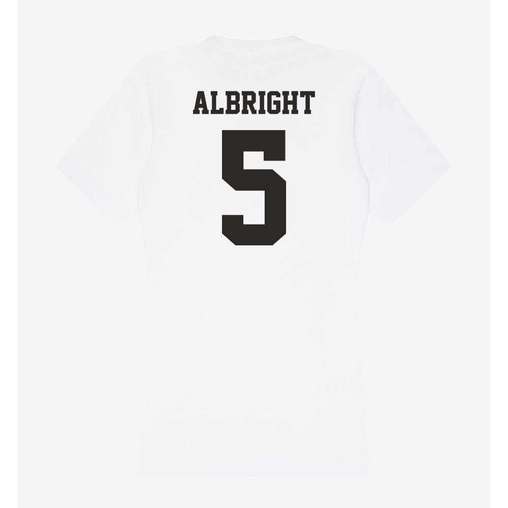 Marshall - NCAA Baseball : Blaine Albright - Classic Shersey Women's V-Neck T-Shirt-1