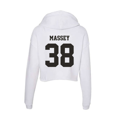 Marshall - NCAA Football : chase massey - Classic Shersey Women's Crop Fleece Hoodie-1