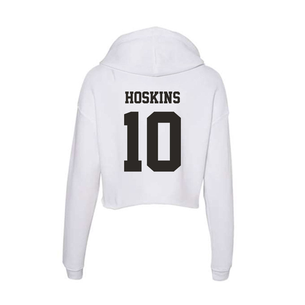Marshall - NCAA Softball : Chandler Hoskins - Women's Crop Fleece Hoodie-1