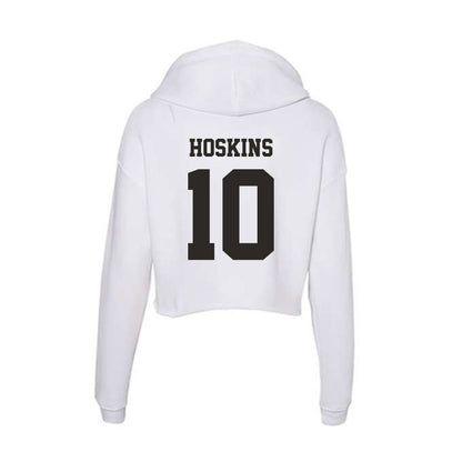 Marshall - NCAA Softball : Chandler Hoskins - Women's Crop Fleece Hoodie-1