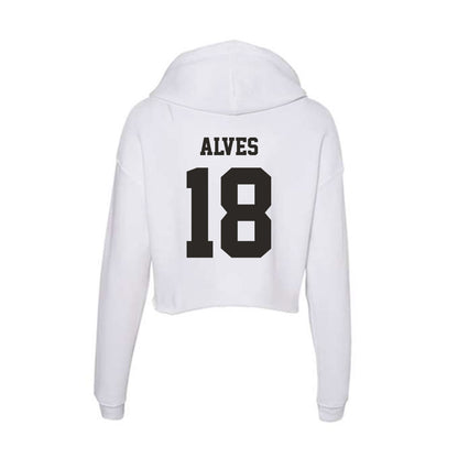 Marshall - NCAA Women's Soccer : Marcella Alves - Classic Shersey Women's Crop Fleece Hoodie-1