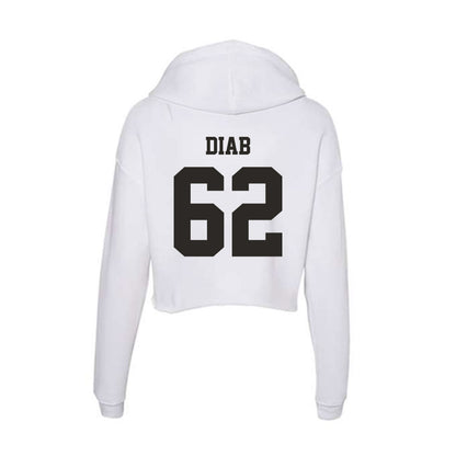 Marshall - NCAA Football : Marwan Diab - Classic Shersey Women's Crop Fleece Hoodie-1