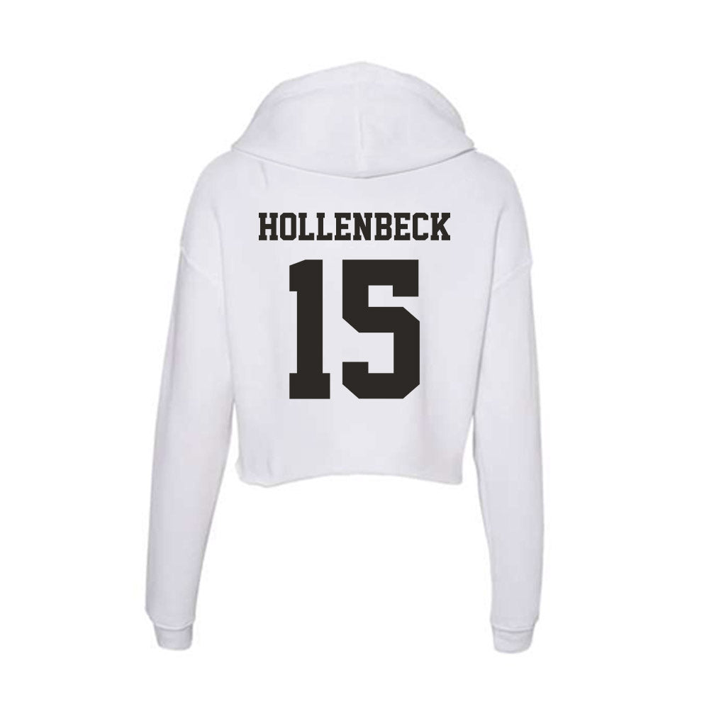 Marshall - NCAA Men's Basketball : Caleb Hollenbeck - Classic Shersey Women's Crop Fleece Hoodie-1