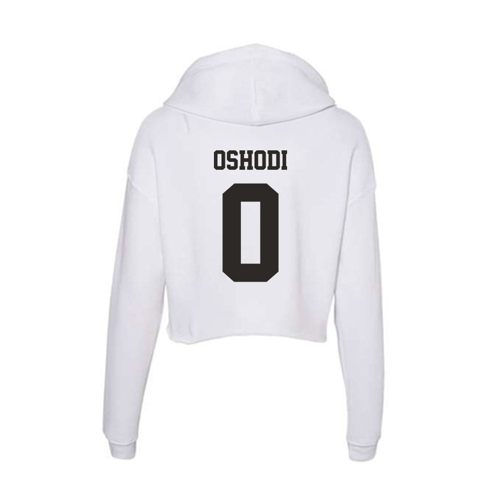 Marshall - NCAA Men's Basketball : Fazl Oshodi - Classic Shersey Women's Crop Fleece Hoodie-1