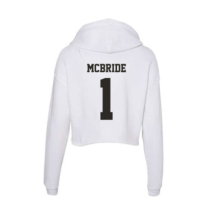 Marshall - NCAA Football : Kelvon McBride - Classic Shersey Women's Crop Fleece Hoodie-1
