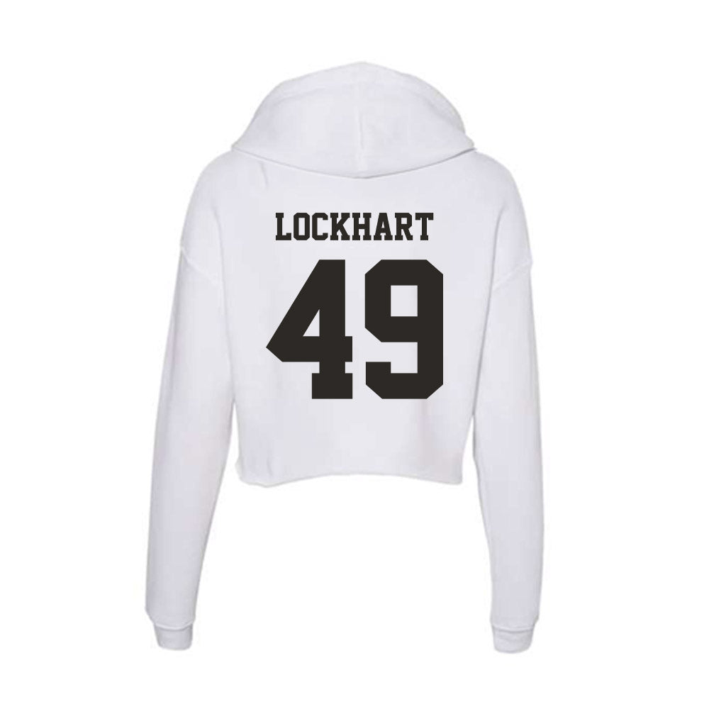 Marshall - NCAA Football : Mekhi Lockhart - Classic Shersey Women's Crop Fleece Hoodie-1