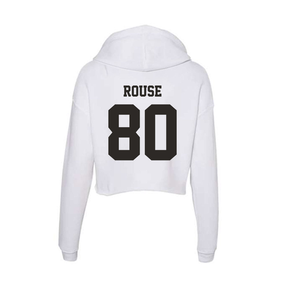 Marshall - NCAA Football : Shawn Rouse - Classic Shersey Women's Crop Fleece Hoodie-1