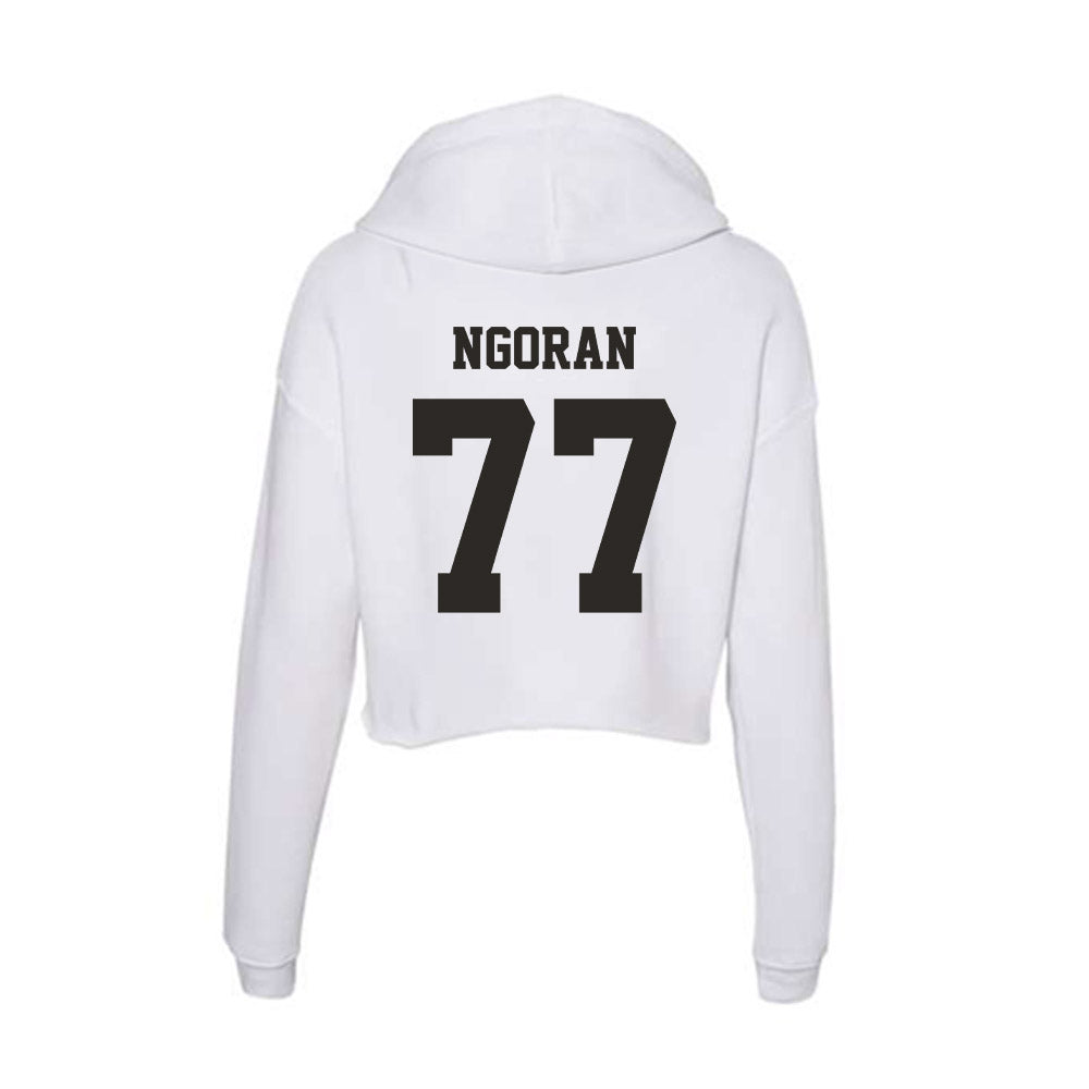Marshall - NCAA Men's Soccer : Adam NGoran - Classic Shersey Women's Crop Fleece Hooded Sweatshirt-1