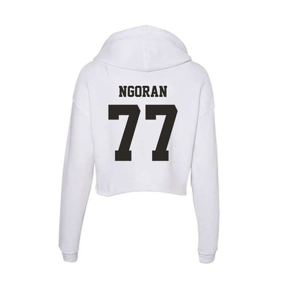 Marshall - NCAA Men's Soccer : Adam NGoran - Classic Shersey Women's Crop Fleece Hooded Sweatshirt-1
