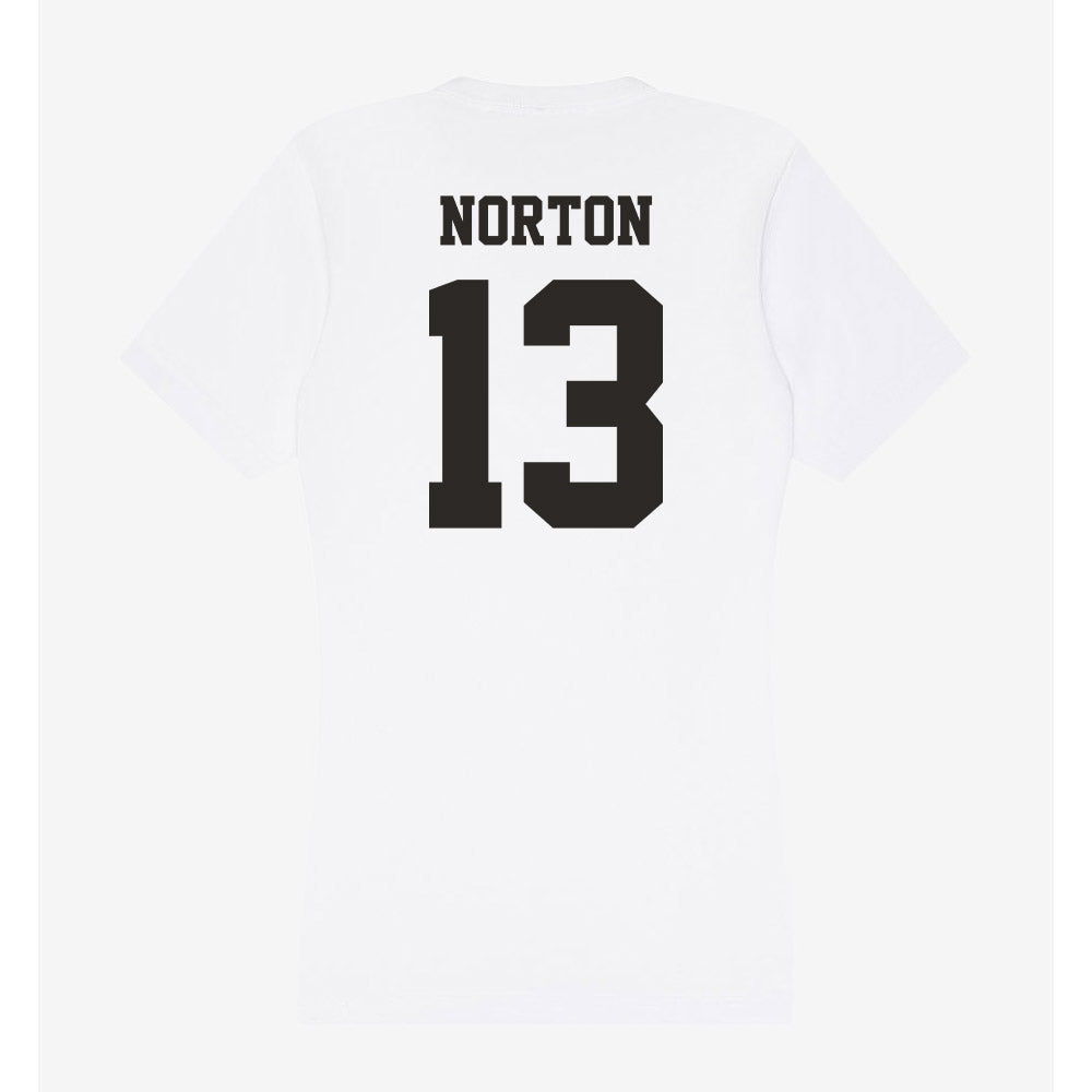 Marshall - NCAA Football : Adrian Norton - Classic Shersey Women's V-Neck T-Shirt-1