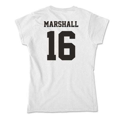 Marshall - NCAA Football : Jalen Marshall - Soft Style Women’s T-Shirt-1