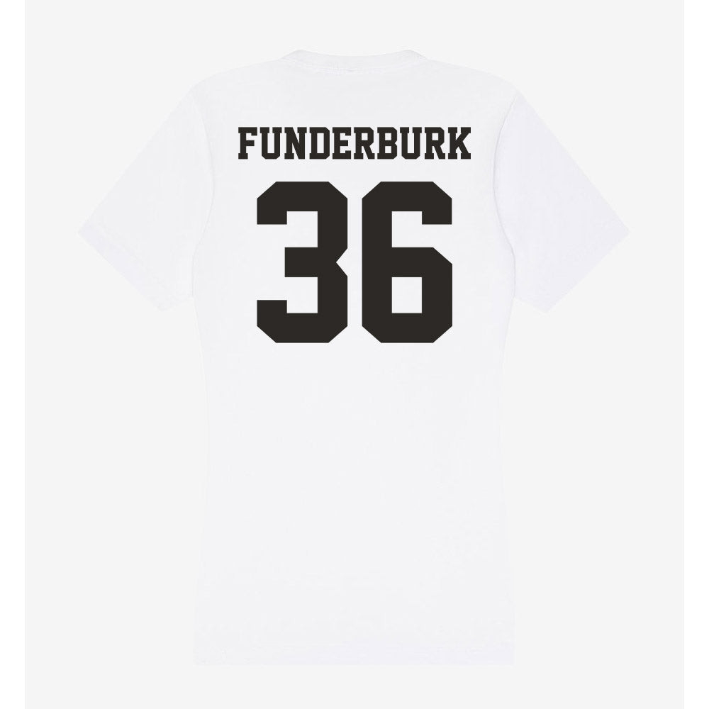 Marshall - NCAA Football : Cole Funderburk - Classic Shersey Women's V-Neck T-Shirt-1