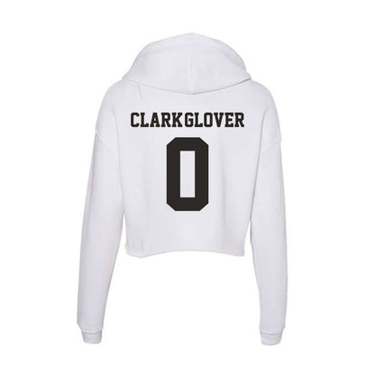 Marshall - NCAA Football : Caleb Clark-Glover - Classic Shersey Women's Crop Fleece Hoodie-1