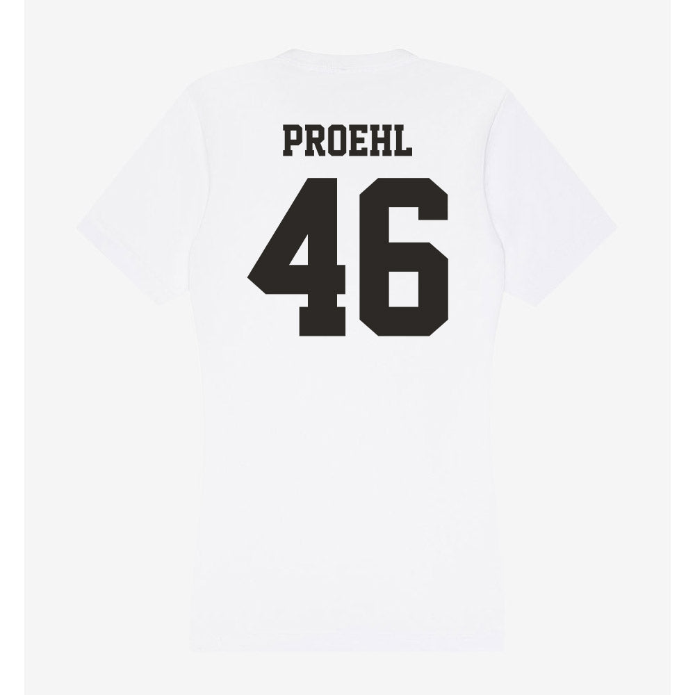 Marshall - NCAA Baseball : Luke Proehl - Classic Shersey Women's V-Neck T-Shirt-1