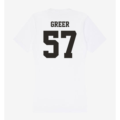 Marshall - NCAA Football : Logan Greer - Classic Shersey Women's V-Neck T-Shirt-1