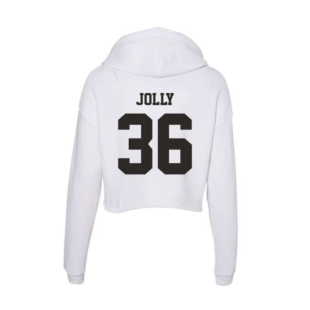 Marshall - NCAA Baseball : Grant Jolly - Classic Shersey Women's Crop Fleece Hoodie-1
