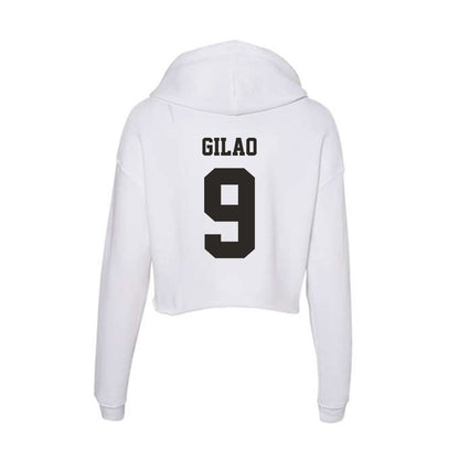 Marshall - NCAA Men's Basketball : Kenan Gilao - Classic Shersey Women's Crop Fleece Hoodie-1