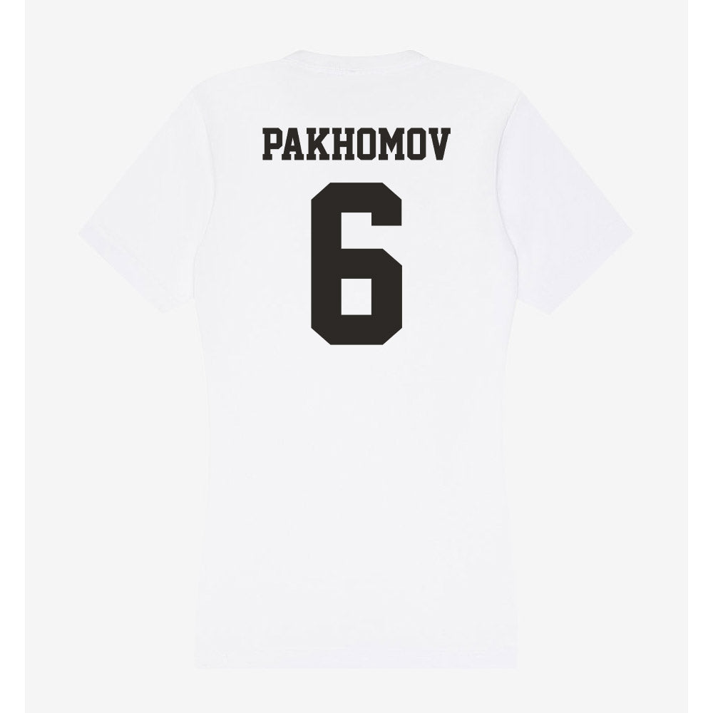 Marshall - NCAA Men's Soccer : Nikita Pakhomov - Classic Shersey Women's V-Neck T-Shirt-1