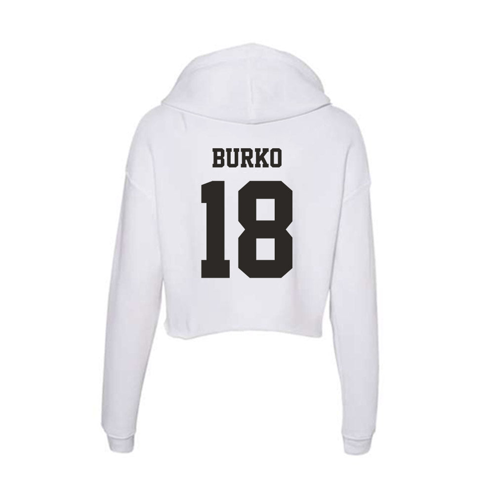 Marshall - NCAA Softball : Sydni Burko - Classic Shersey Women's Crop Fleece Hoodie-1