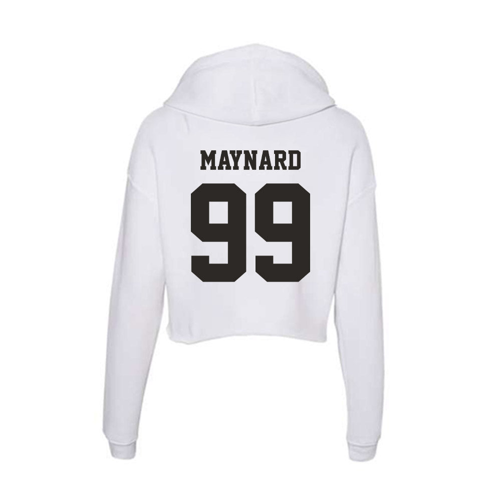 Marshall - NCAA Softball : Mackenzie Maynard - Classic Shersey Women's Crop Fleece Hoodie-1