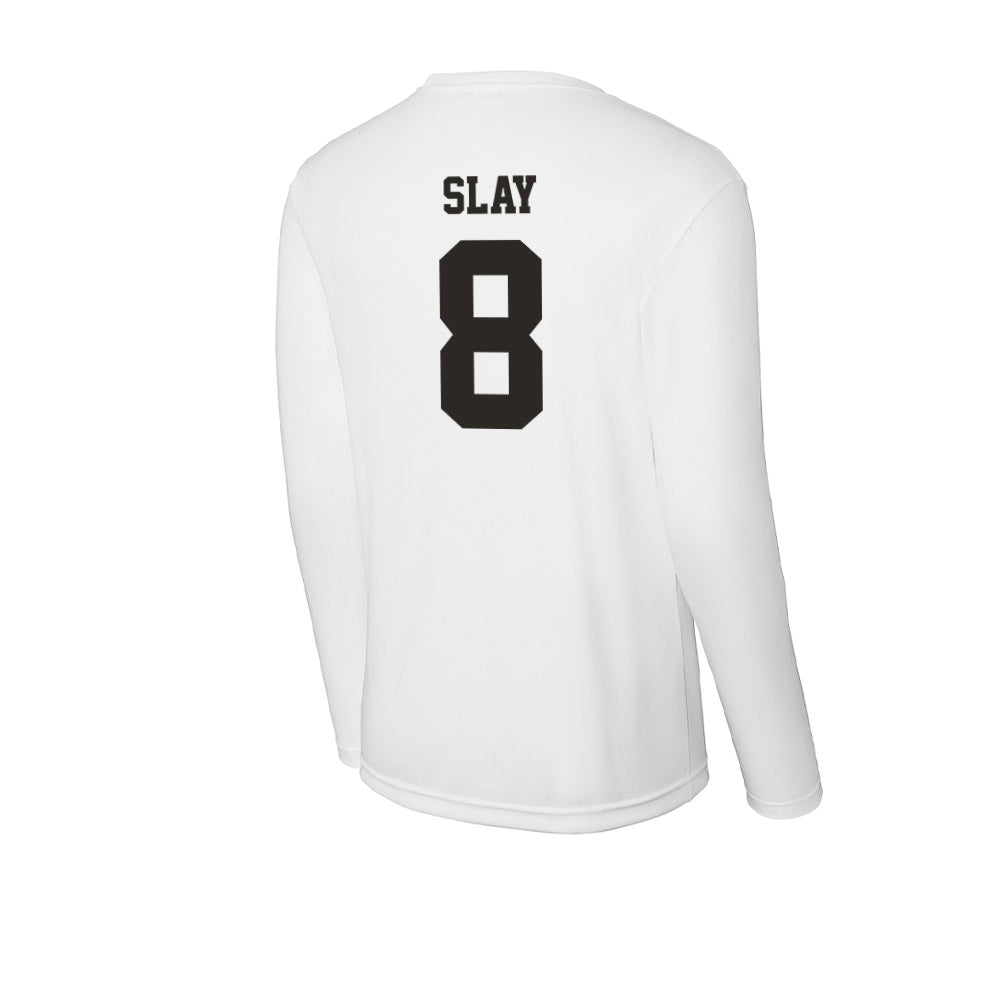 Marshall - NCAA Men's Basketball : Bryce Slay - Classic Shersey Activewear Long Sleeve T-Shirt-1
