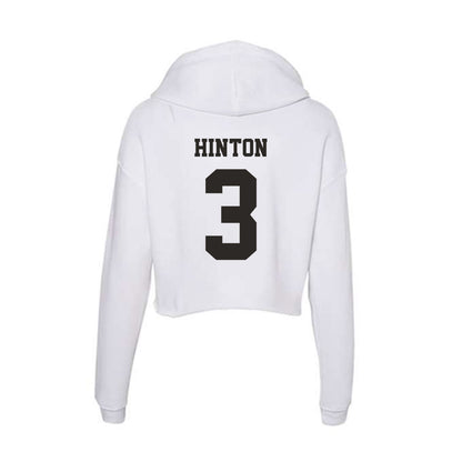 Marshall - NCAA Football : Terrente Hinton - Classic Shersey Women's Crop Fleece Hoodie-1