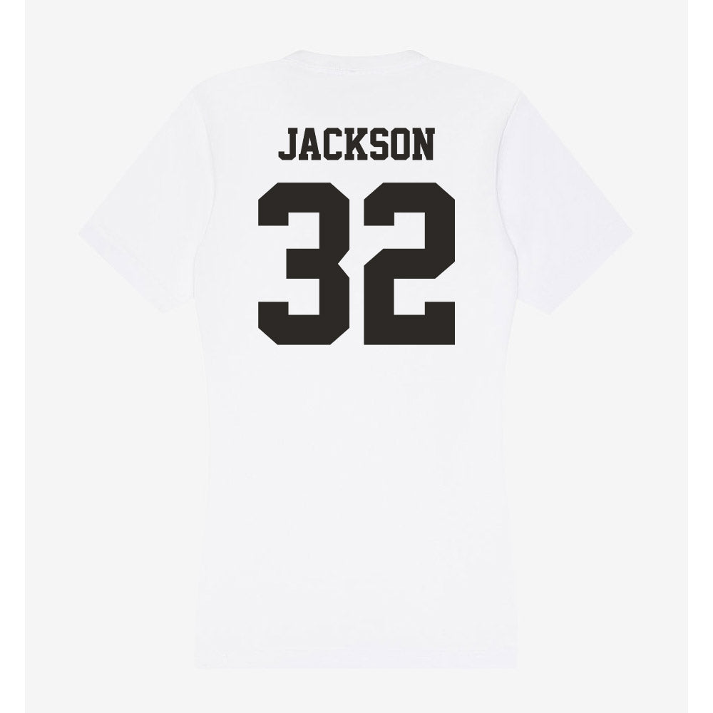 Marshall - NCAA Baseball : Peyton Jackson - Women's V-Neck T-Shirt-1