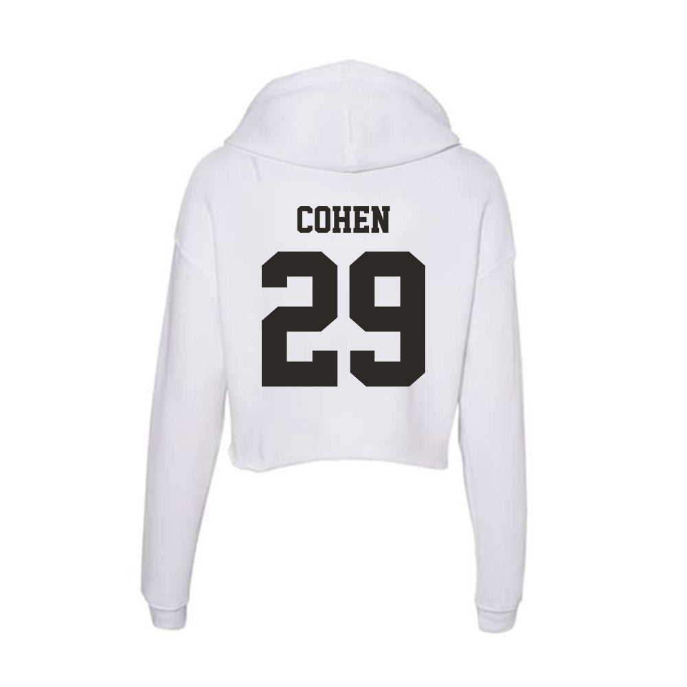 Marshall - NCAA Baseball : Ben Cohen - Classic Shersey Women's Crop Fleece Hoodie-1