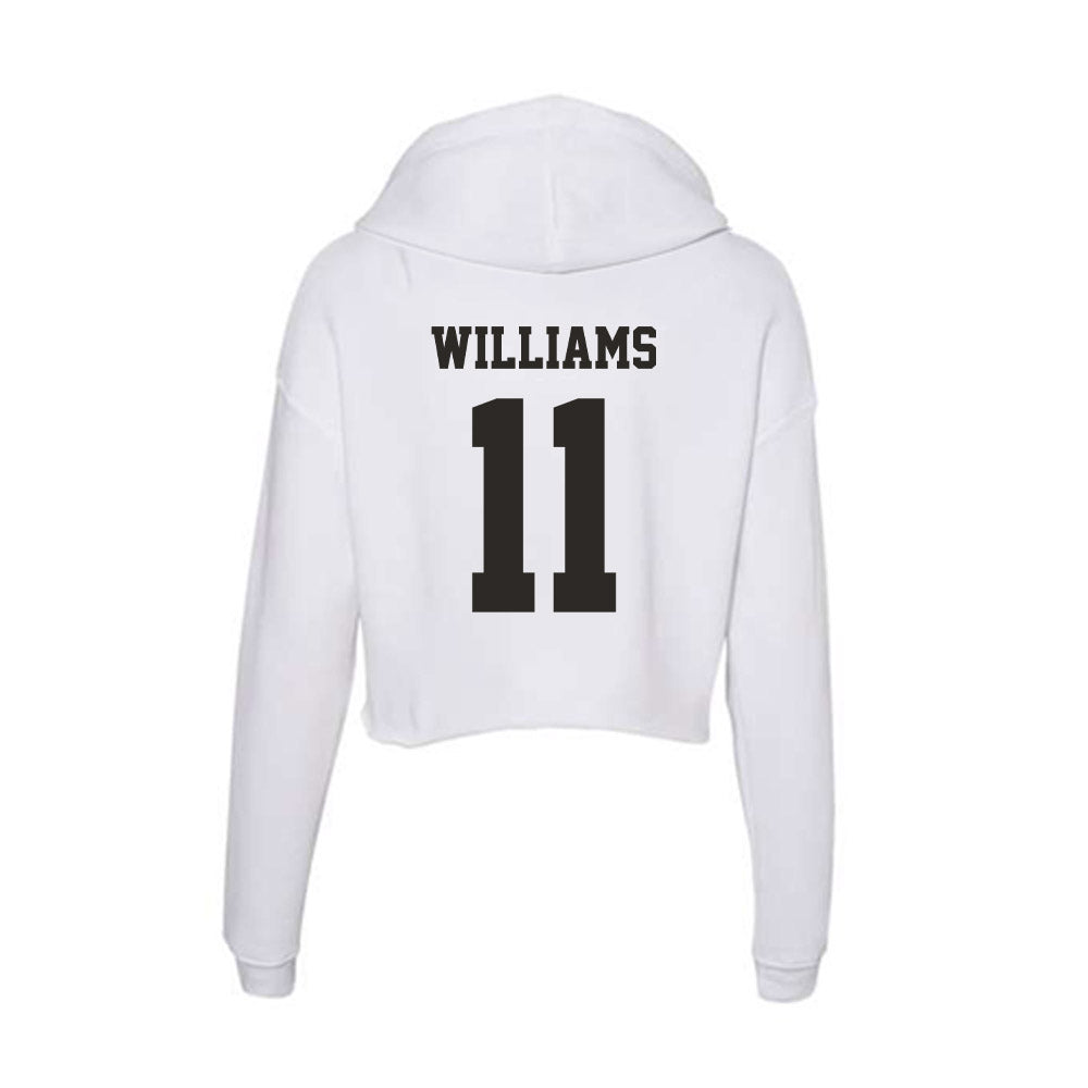 Marshall - NCAA Football : Drew Williams - Classic Shersey Women's Crop Fleece Hoodie-1
