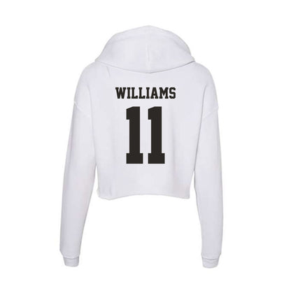 Marshall - NCAA Football : Drew Williams - Classic Shersey Women's Crop Fleece Hoodie-1