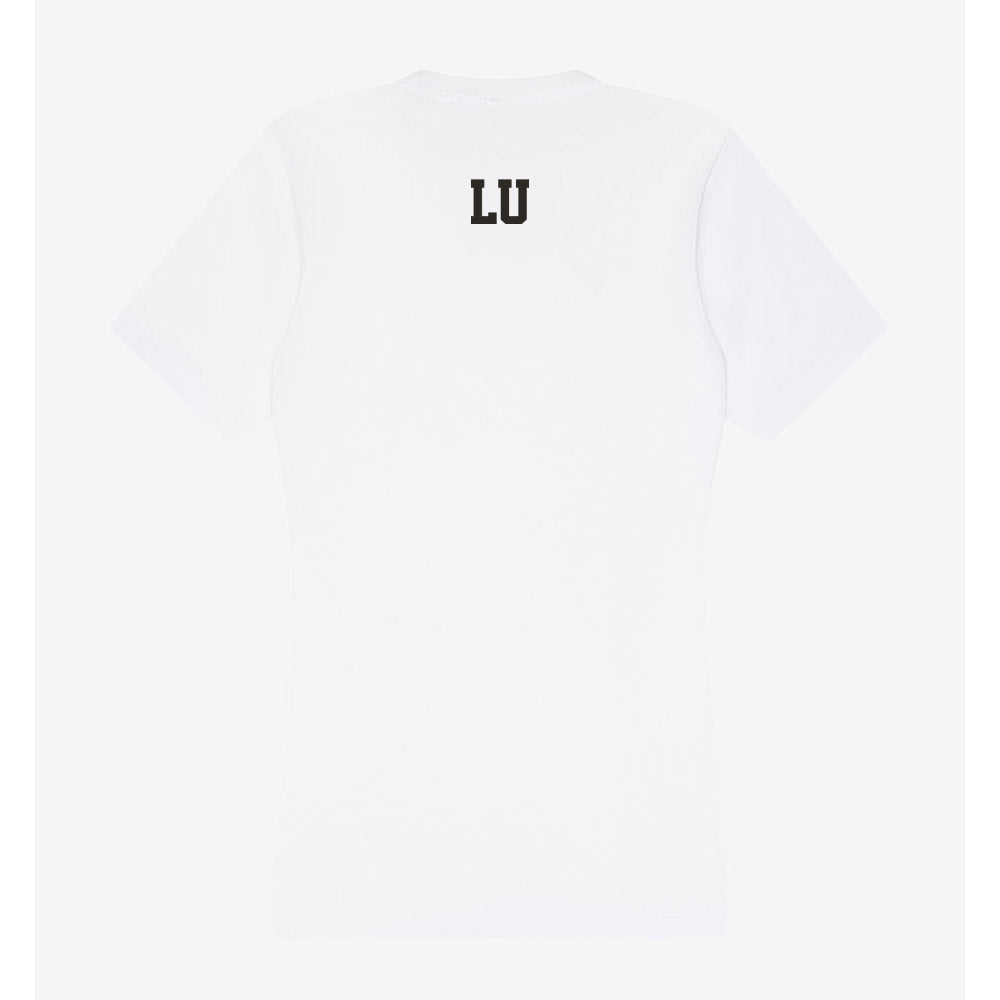 Marshall - NCAA Women's Swimming & Diving : Esther Lu - Classic Shersey Women's V-Neck T-Shirt-1