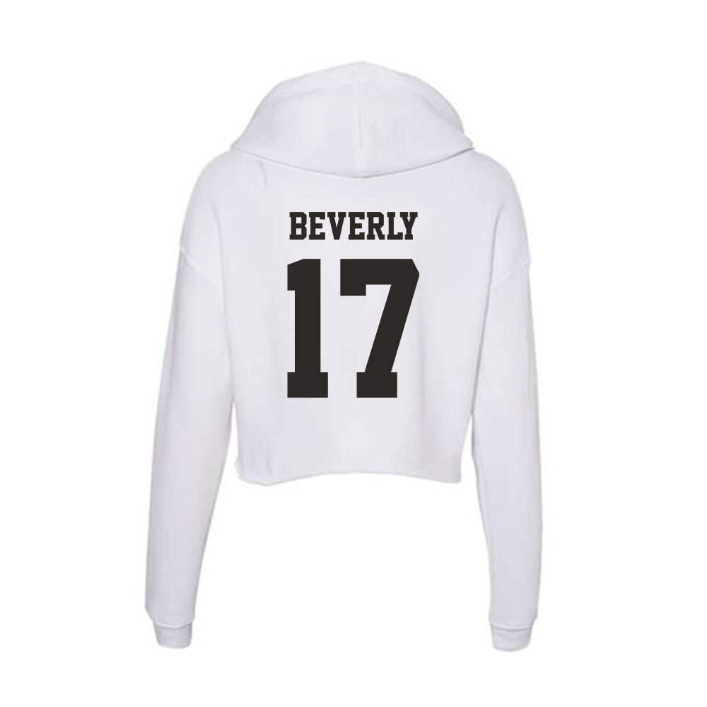 Marshall - NCAA Women's Volleyball : Lia Beverly - Classic Shersey Women's Crop Fleece Hoodie-1