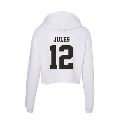 Marshall - NCAA Football : Louikenzy Jules - Women's Crop Fleece Hoodie-1