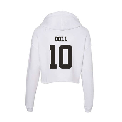 Marshall - NCAA Baseball : Landen Doll - Classic Shersey Women's Crop Fleece Hoodie-1