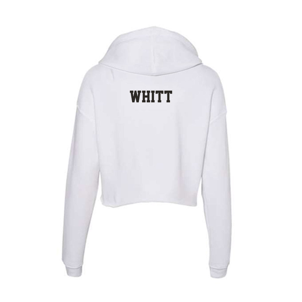 Marshall - NCAA Women's Track & Field : SaMone Whitt - Classic Shersey Women's Crop Fleece Hoodie-1