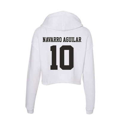 Marshall - NCAA Women's Soccer : Nicole Navarro Aguilar - Classic Shersey Women's Crop Fleece Hoodie-1