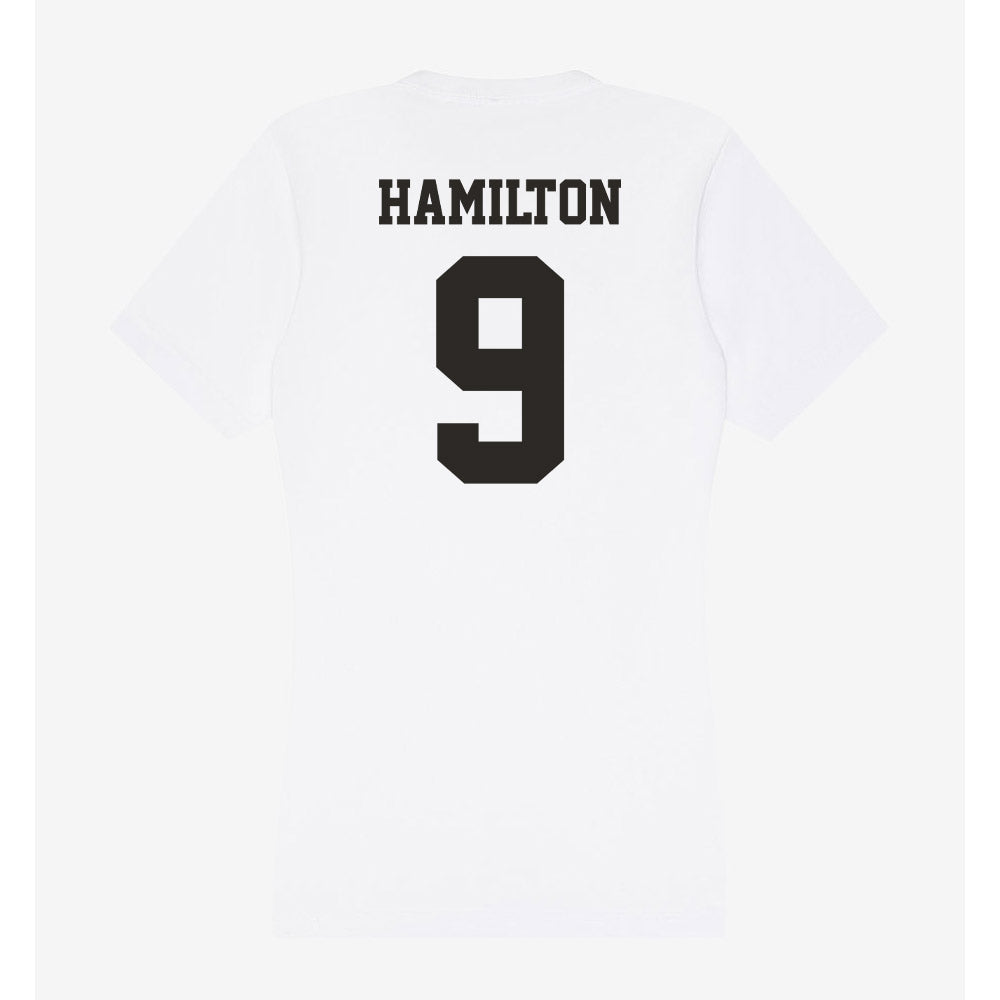 Marshall - NCAA Football : Christian Hamilton - Classic Shersey Women's V-Neck T-Shirt-1