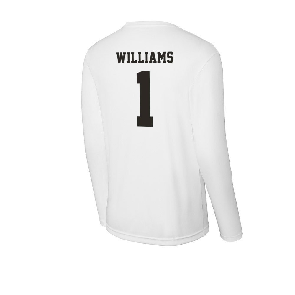 Marshall - NCAA Women's Track & Field : Alayezia Williams - Activewear Long Sleeve T-Shirt-1