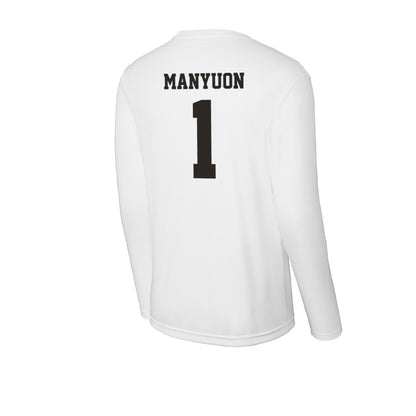 Marshall - NCAA Men's Basketball : Emmanuel Manyuon - Classic Shersey Activewear Long Sleeve T-Shirt-1