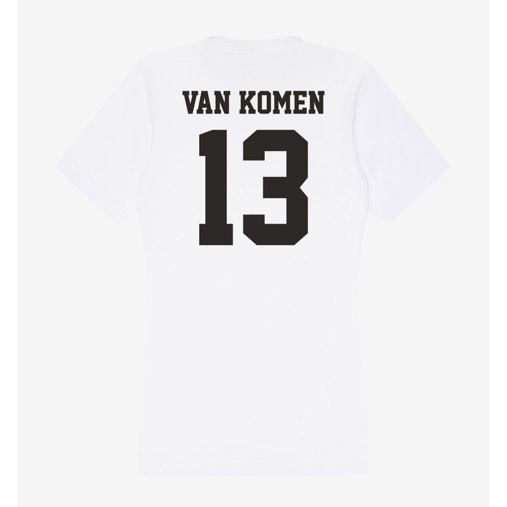 Marshall - NCAA Men's Basketball : Matthew Van Komen - Classic Shersey Women's V-Neck T-Shirt-1