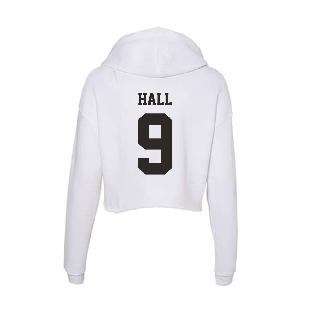 Marshall - NCAA Football : Brayden Hall - Classic Shersey Women's Crop Fleece Hoodie-1