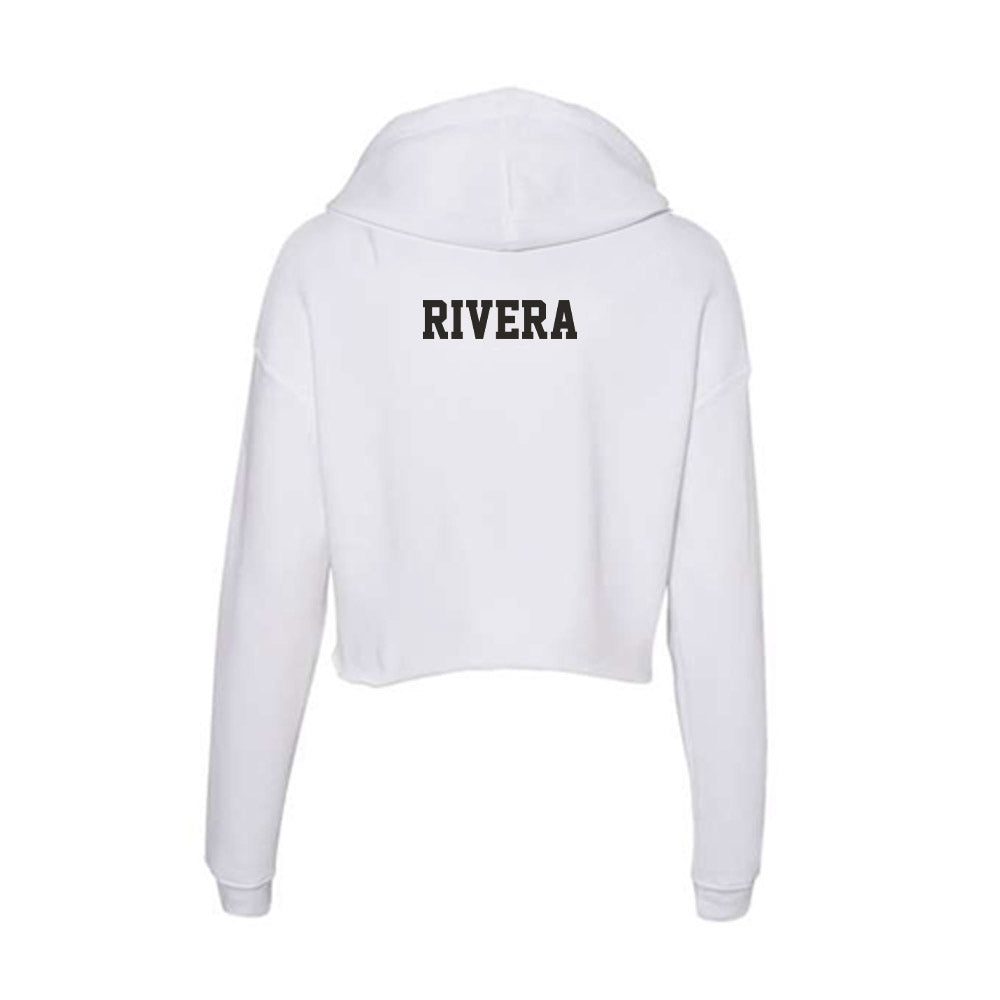 Marshall - NCAA Women's Track & Field : Alycia Rivera - Women's Crop Fleece Hoodie-1